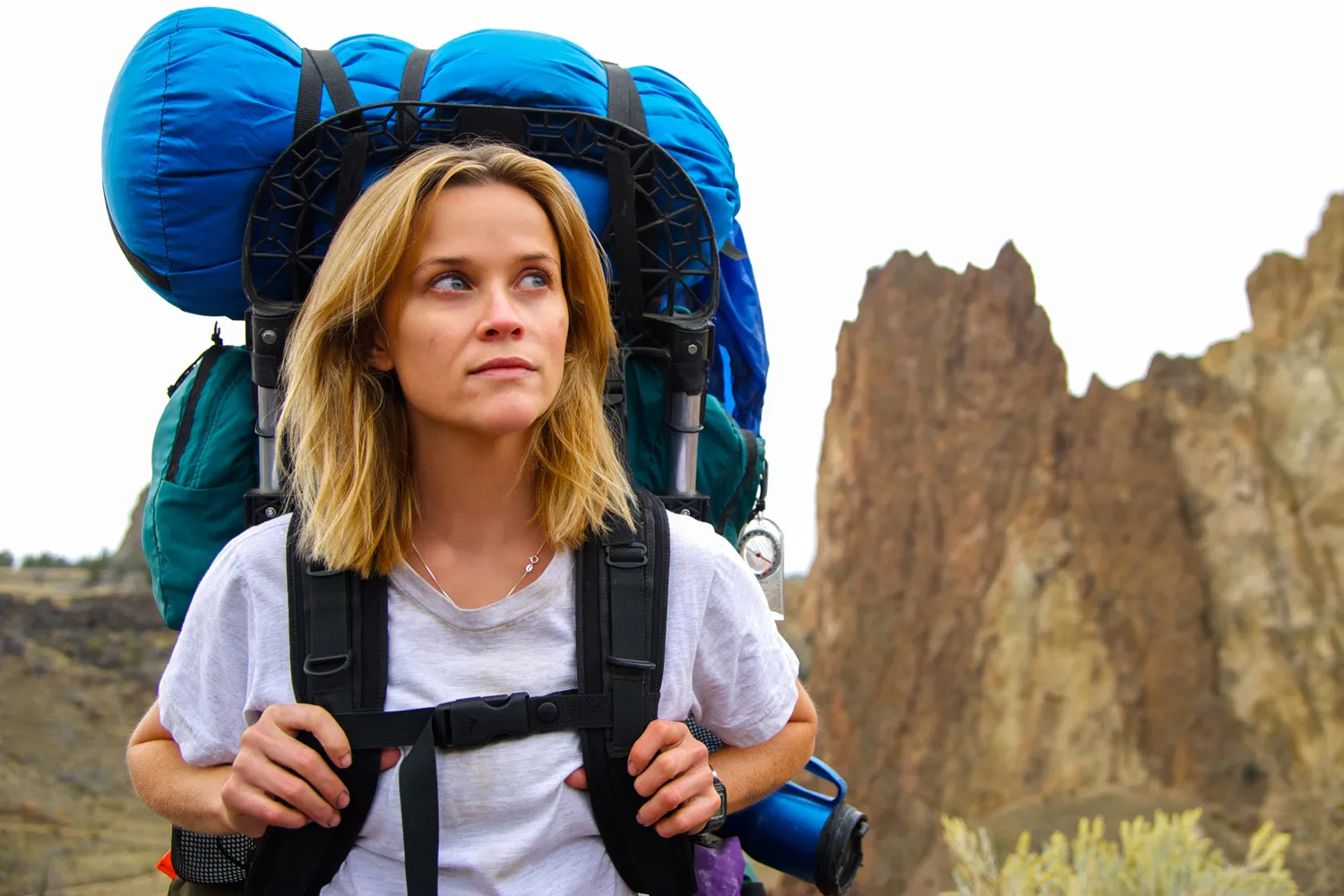 Reese Witherspoon went make-up free as Cheryl Strayed her new flick, 