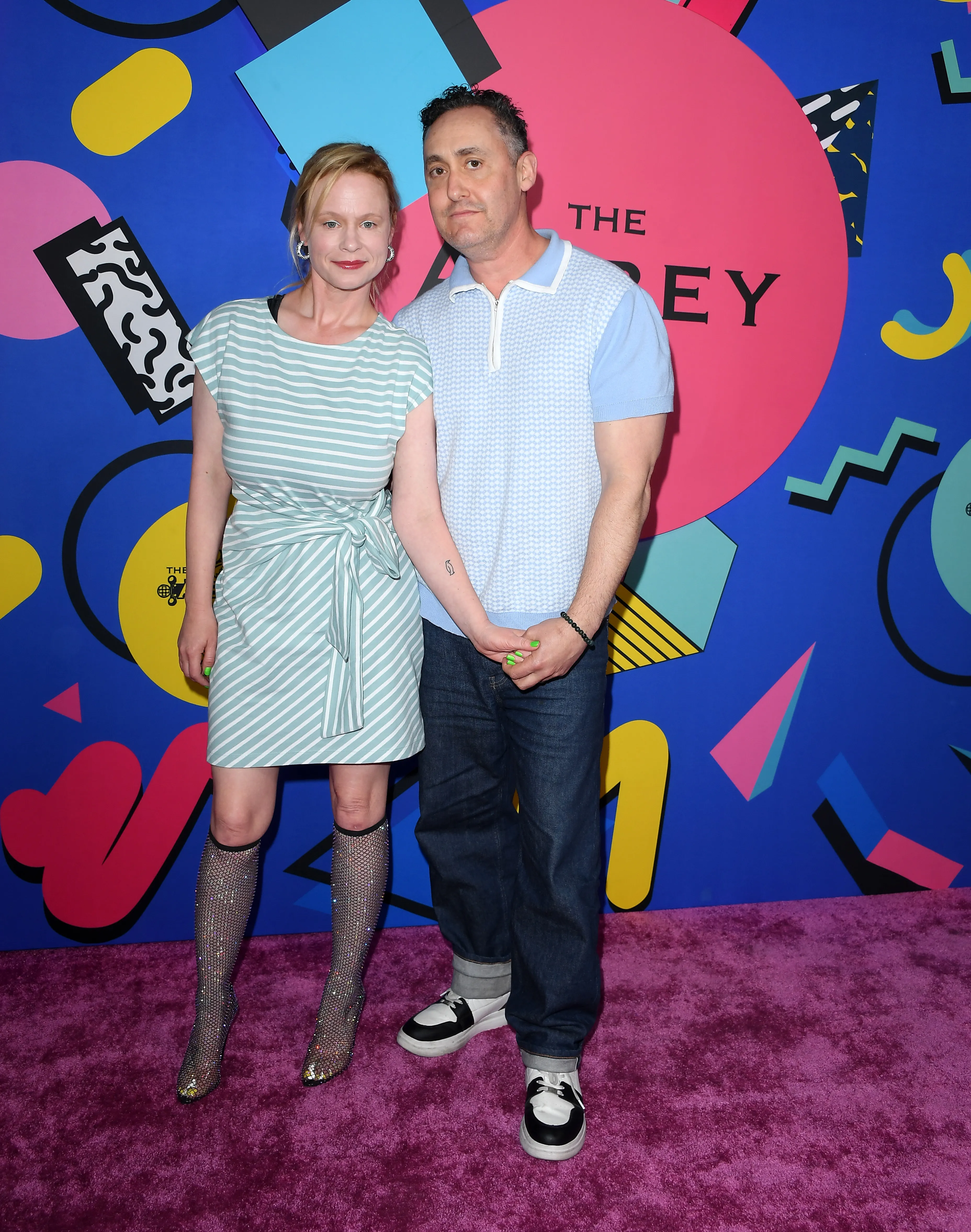 Thora Birch and Michael Benton Adler at The Abbey's 35th Anniversary.