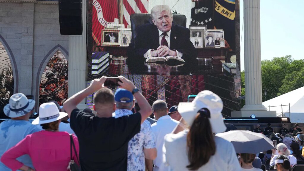 Prominent Reverend draws criticism for his speech at Trump’s ‘Rededicate 250’ event
