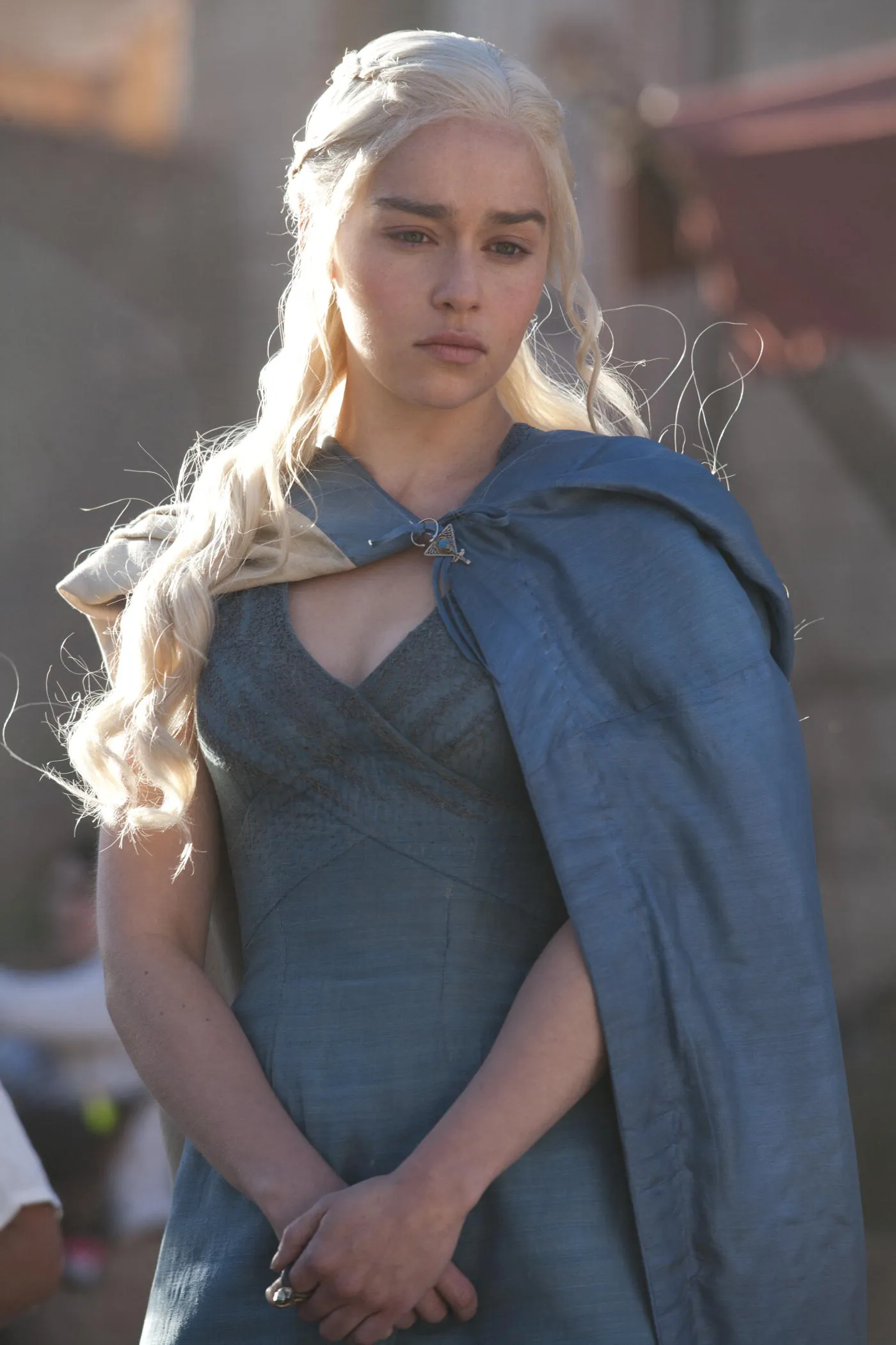 Emilia Clarke as Daenerys Targaryen in Game of Thrones.