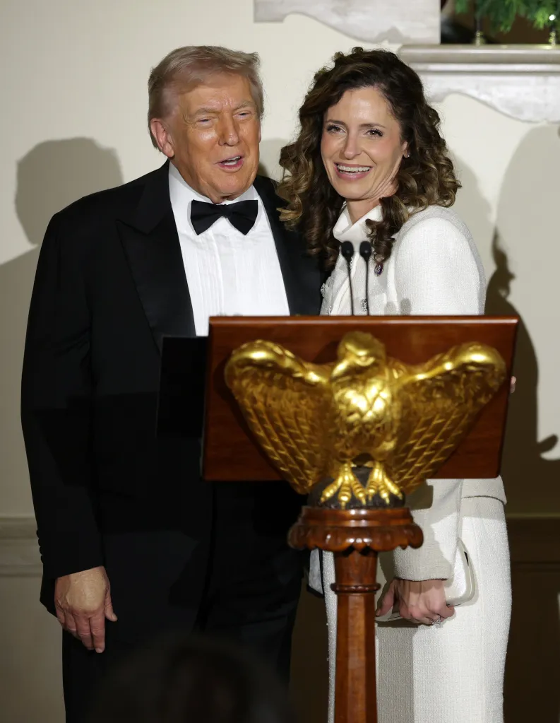 President Donald Trump and Rep. Julia Letlow at the Congressional Ball.