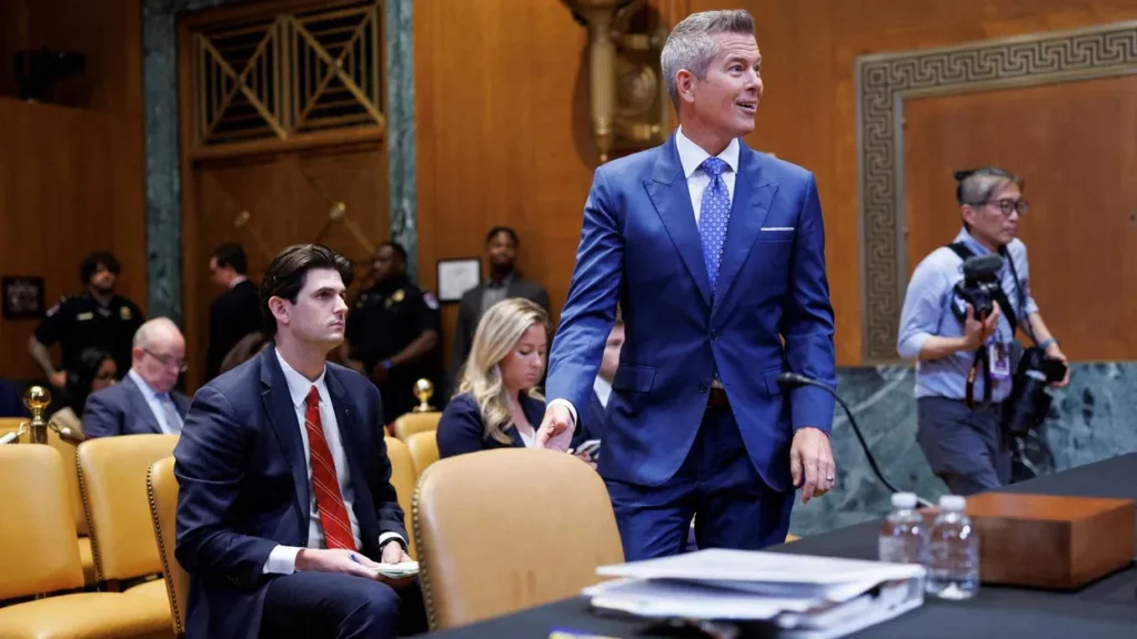 ‘You are wasting my time’: Senator loses patience as Sean Duffy retorts ‘Welcome to MAGA’