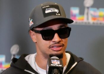 NFL is sending Jaxon Smith-Njigba a new Offensive Player of Year trophy — without the typos