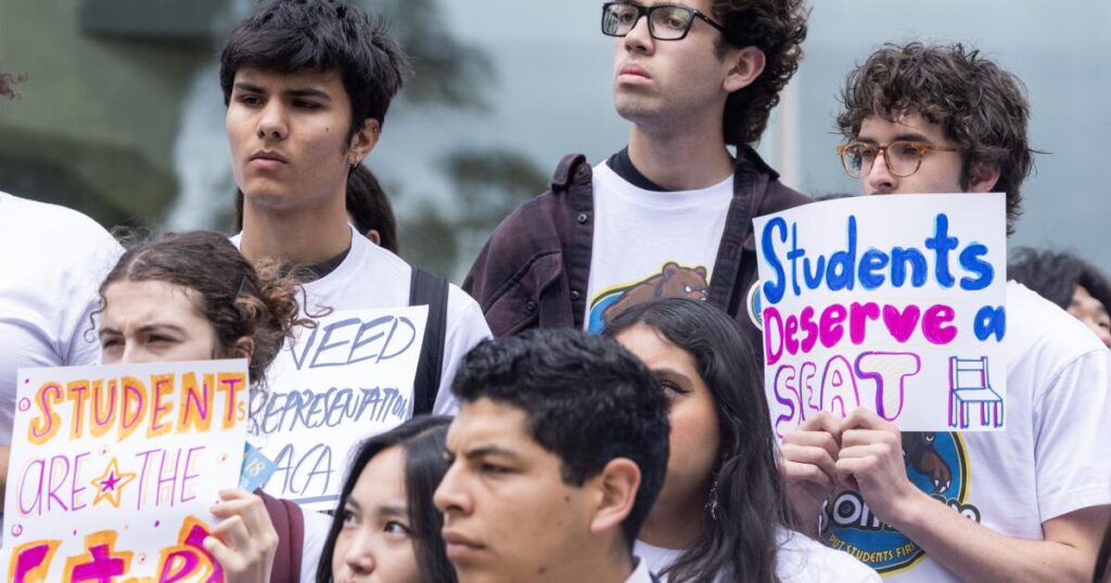 Double the vote. Students push for increased power on UC Regents board