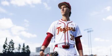USC ace Mason Edwards brings joy to the mound as he leads Trojans into NCAA regionals