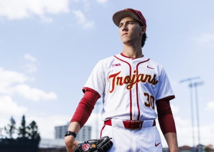USC ace Mason Edwards brings joy to the mound as he leads Trojans into NCAA regionals