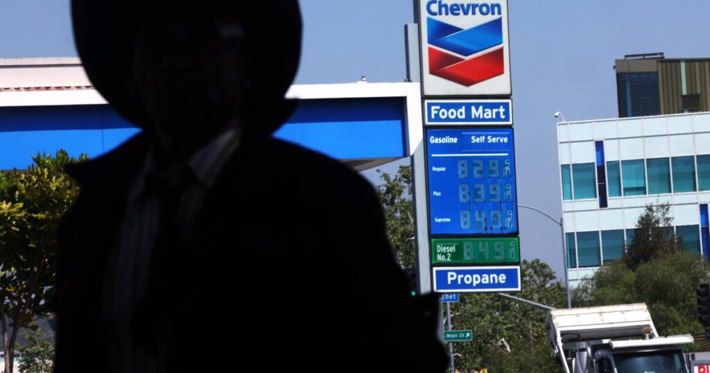 Newsom blames Chevron for California’s gas-price problem