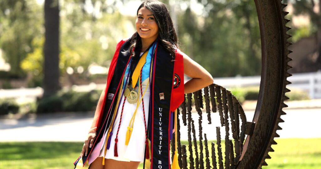 SoCal teen is graduating from high school. And college. And another college