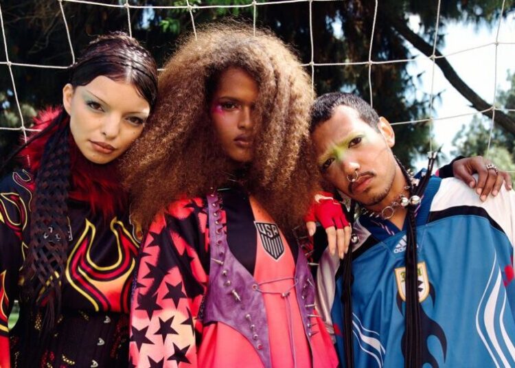 Fútbol fashion at its extreme, in the best possible way