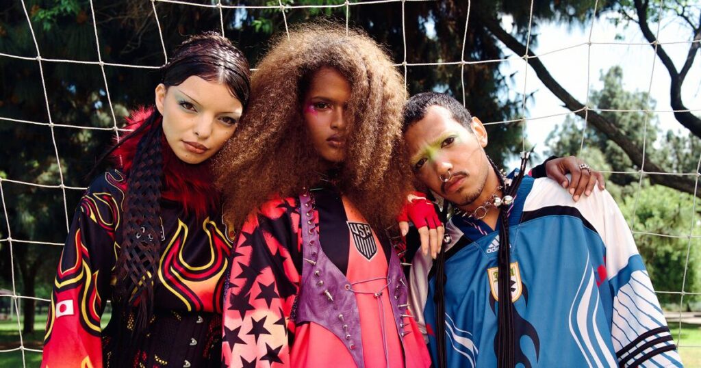 Fútbol fashion at its extreme, in the best possible way
