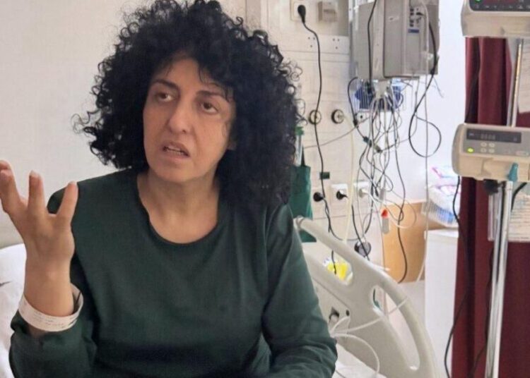 Iranian Nobel laureate Narges Mohammadi is transferred to a Tehran hospital, her foundation says