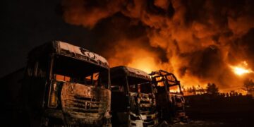 Toxic fumes from Tehran oil fires affected an area the size of Italy