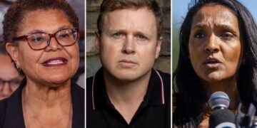 Bass, Raman and Pratt square off on Palisades fire, police hiring in bruising mayoral debate