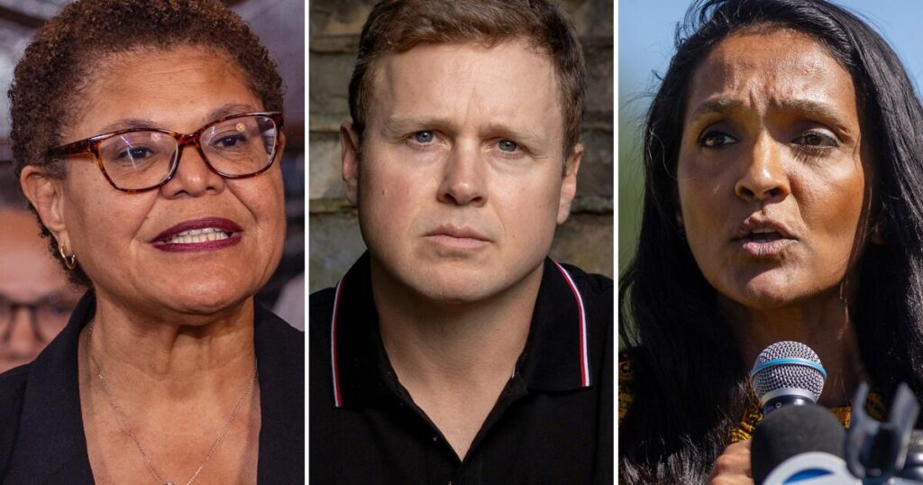 Bass, Raman and Pratt square off on Palisades fire, police hiring in bruising mayoral debate