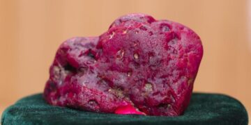 A massive 11,000-carat ruby has been unearthed in Myanmar’s war-scarred gemstone heartland