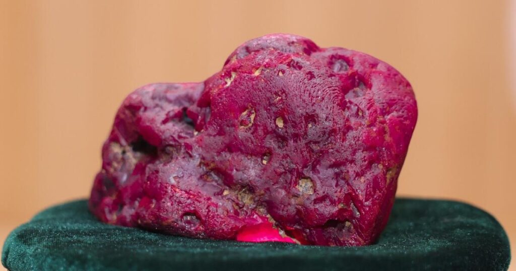 A massive 11,000-carat ruby has been unearthed in Myanmar’s war-scarred gemstone heartland