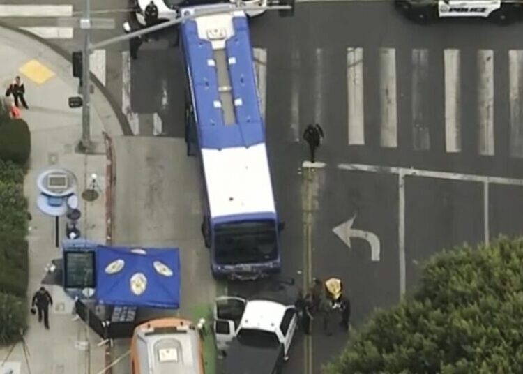 Woman killed in Santa Monica after crawling under Metro bus