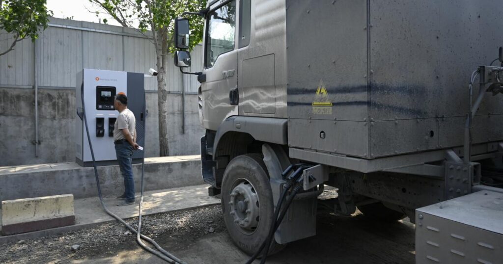 Chinese truck drivers are going electric as gas prices soar