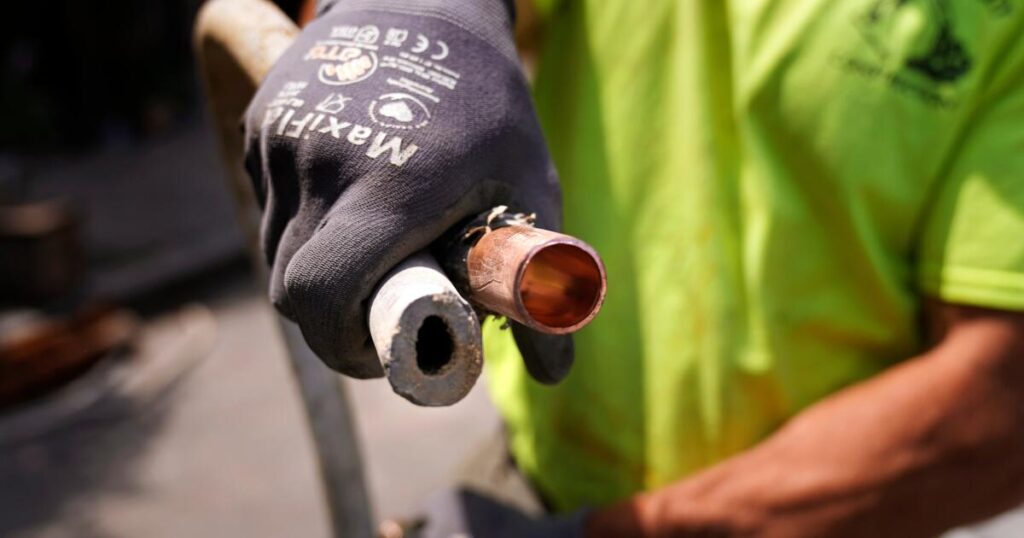 California gets $27.5 million to find and replace toxic lead pipes that deliver water to homes
