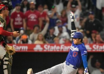 How Shohei Ohtani scored a little league home run during Dodgers’ rout of Angels