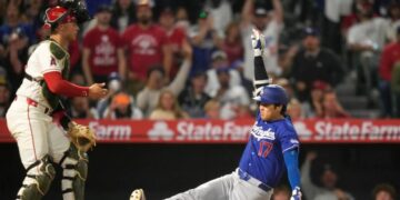 How Shohei Ohtani scored a little league home run during Dodgers’ rout of Angels