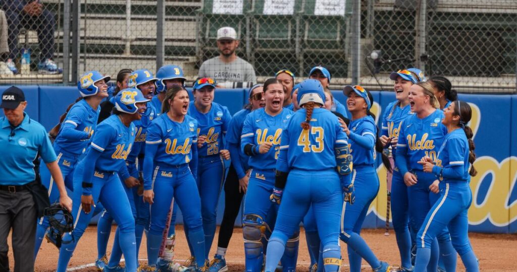 UCLA softball pummels South Carolina to advance to NCAA super regional
