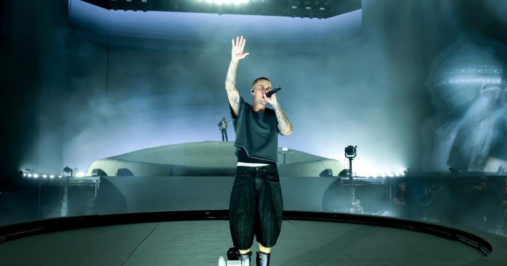 Justin Bieber played ultra A-list Montecito party, with AI defense execs in the crowd