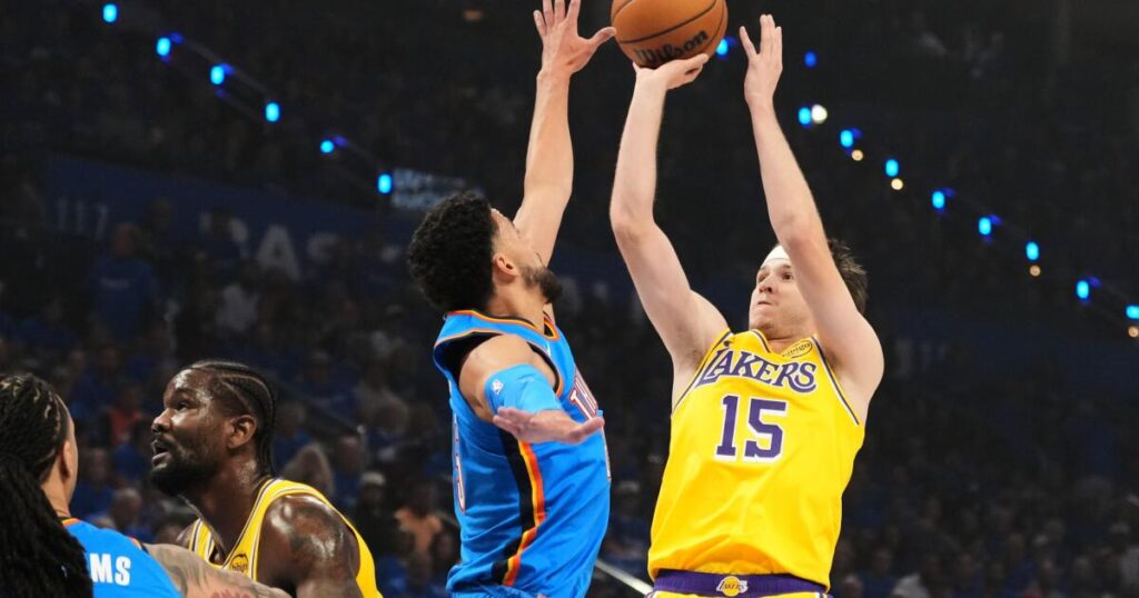 Show Austin Reaves the money? Lakers might have second thoughts after Game 1 meltdown