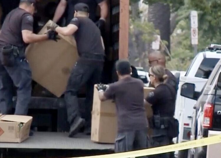 Truckloads of illegal fireworks found in South L.A., prompting evacuations