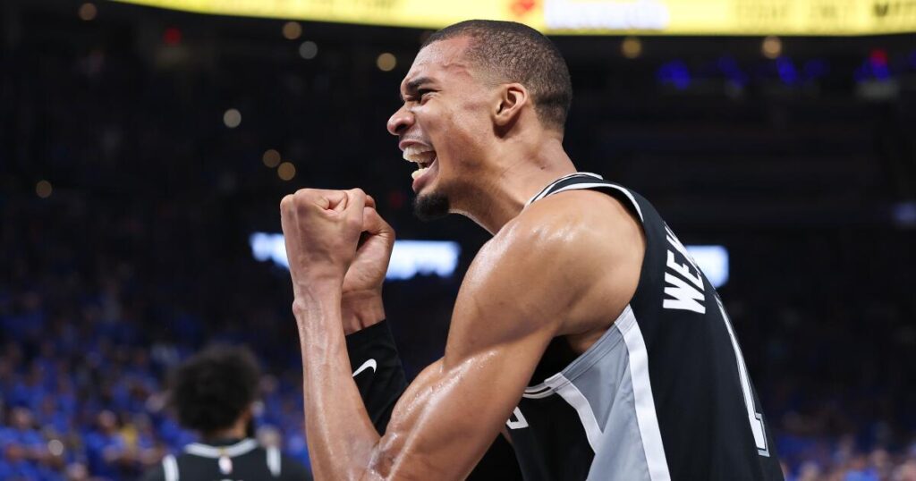 Victor Wembanyama and Spurs topple Thunder to advance to NBA Finals