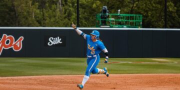 UCLA senior Megan Grant breaks NCAA home-run record but Bruins fall in Big Ten title game