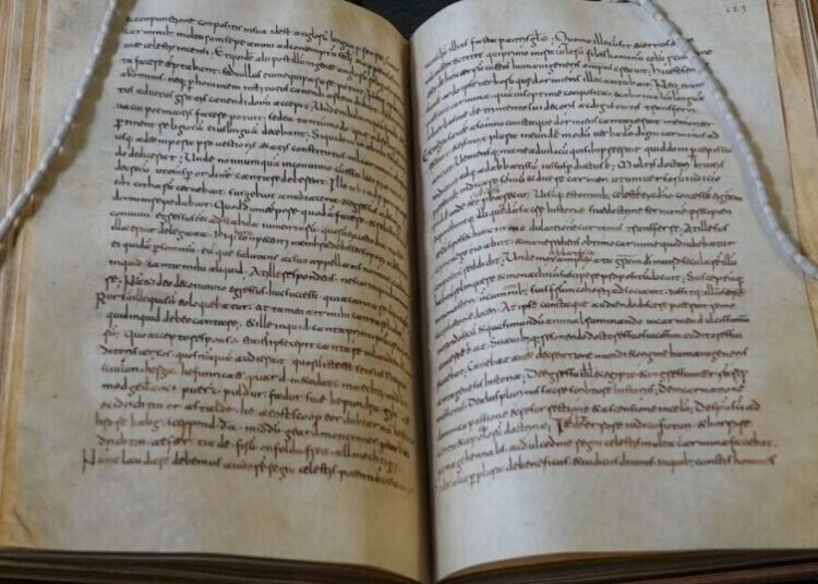 Researchers stunned by a forgotten medieval book in Rome hiding the oldest English poem