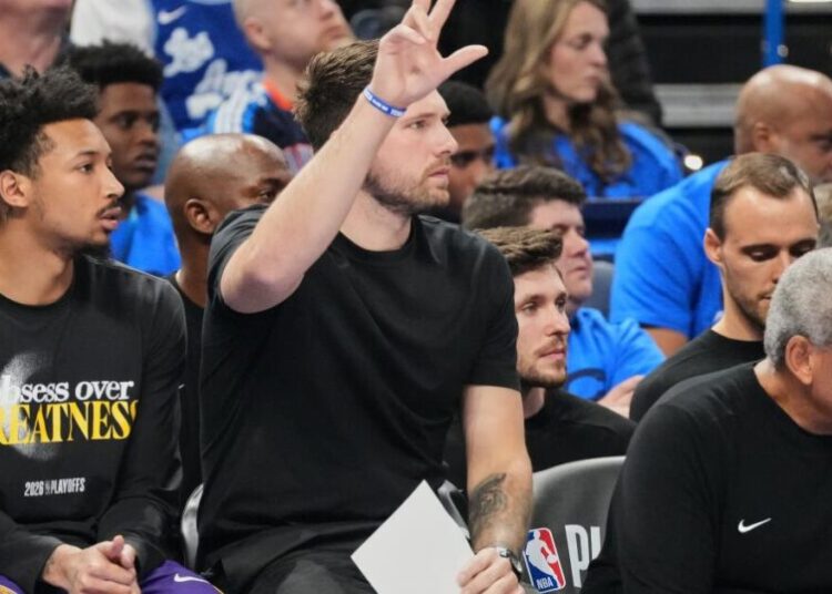 Lakers hurting for Luka Doncic as offensive slump continues in Game 1 against Thunder