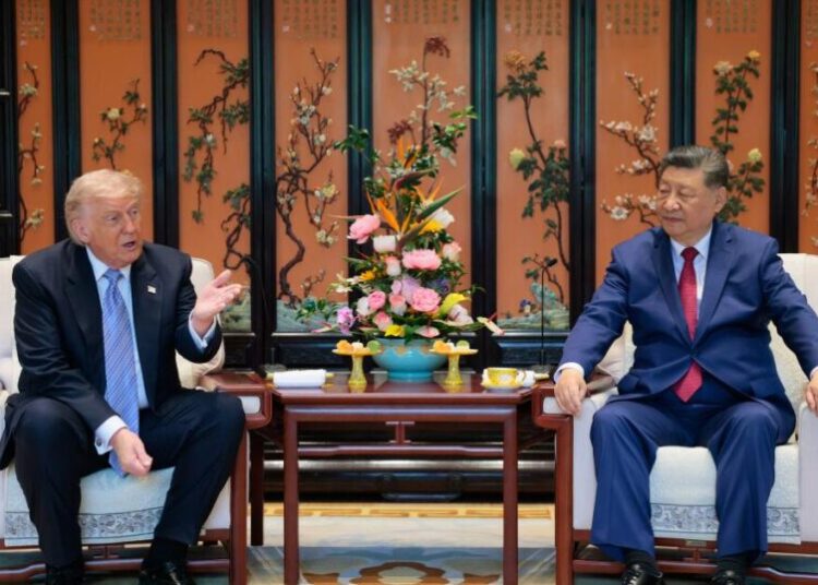 For Trump in China, a tonal shift yields few results