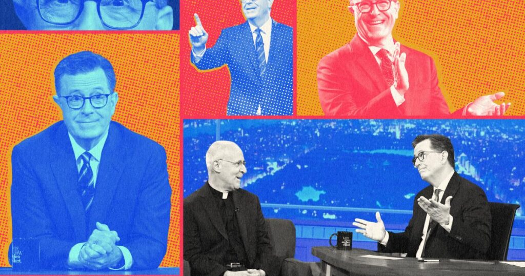 We will miss the divine and very human ministry of Stephen Colbert