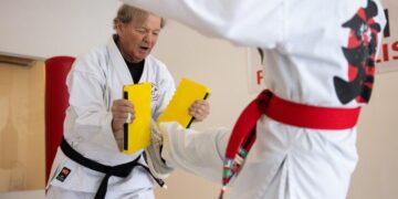 The sensei is back. A beloved dojo owner returns to fire-ravaged Pacific Palisades