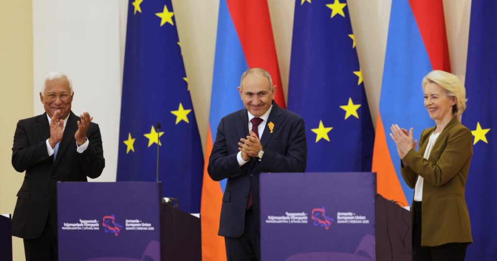Armenia hosts a historic European Union summit as the country charts a course away from Russia