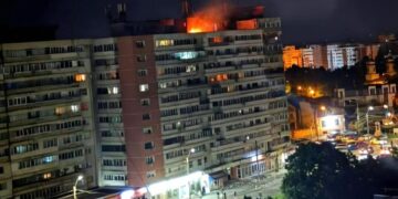 Russian drone targeting Ukraine goes astray, crashes into apartment building in NATO member Romania