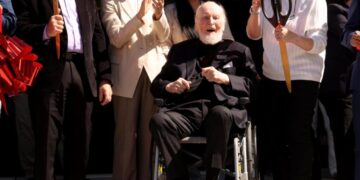 John Williams returns to North Hollywood High, which honors him with new performing arts center
