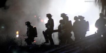 110 freeway closed in both directions outside Port of Los Angeles for tunnel fire