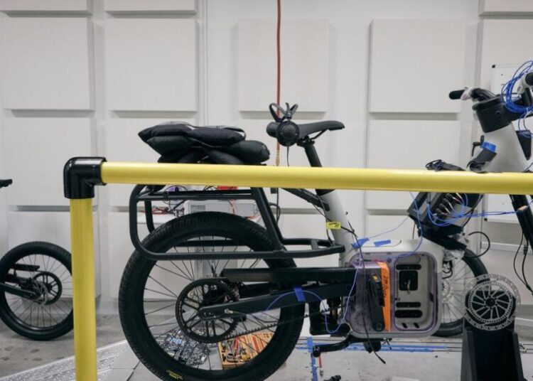 This Rivian spinoff is reinventing e-bikes in California with screens, software and swappable seats