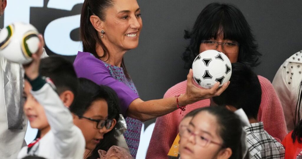 Mexico’s president sees ‘no issue’ with her country hosting Iran’s World Cup team during tournament