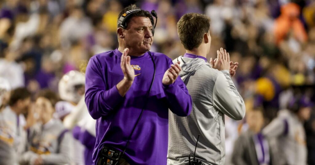 Ed Orgeron is returning to LSU as member of old USC pal Lane Kiffin’s staff