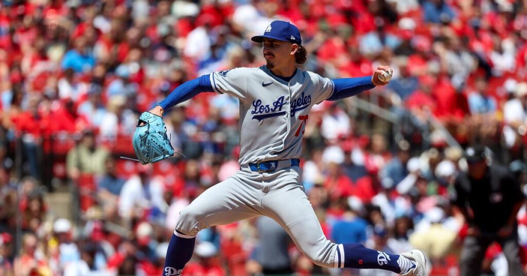 Justin Wrobleski shines as Dodgers defeat Cardinals to end losing streak