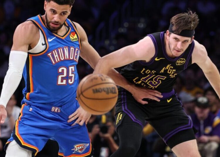 Lakers fight to the finish, but get eliminated by Thunder