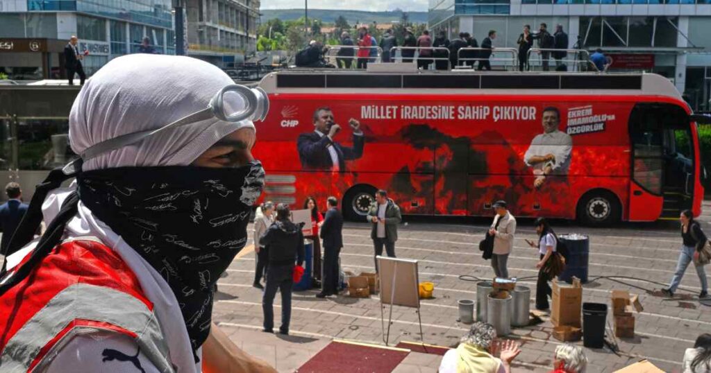 Turkish police storm offices of main opposition party, firing tear gas and rubber bullets