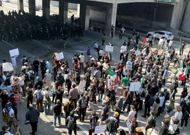 He took a Molotov cocktail to an ICE protest. Now the SoCal man is going to prison.
