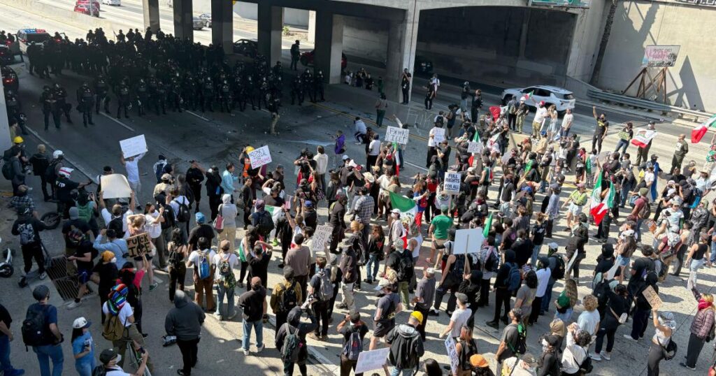 He took a Molotov cocktail to an ICE protest. Now the SoCal man is going to prison.