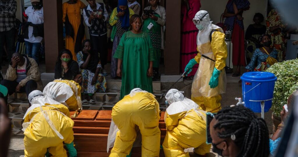 Young men storm a Congo hospital treating Ebola patients, demanding bodies of their kin