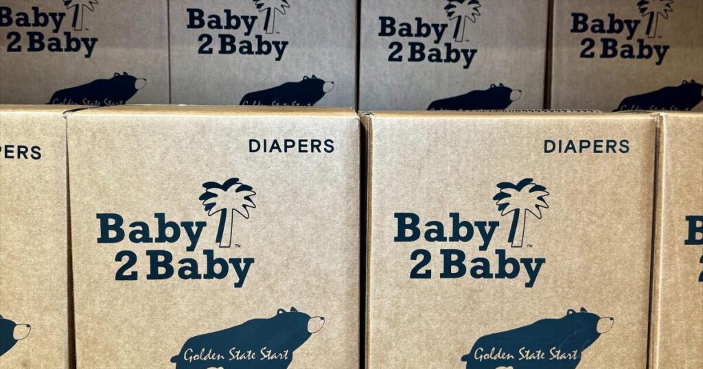 Gov. Gavin Newsom announces new diaper program for newborns